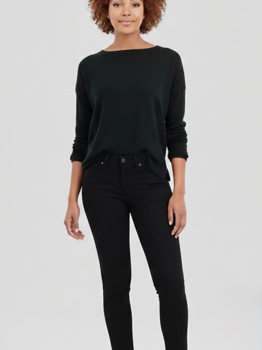 Levi's 711 Skinny Jeans in Washed Black 31x30